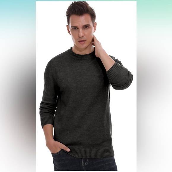 Sailwind Men's Crewneck Sweater Soft Casual Classic Pullover with Ribbing Edge L - Picture 4 of 16
